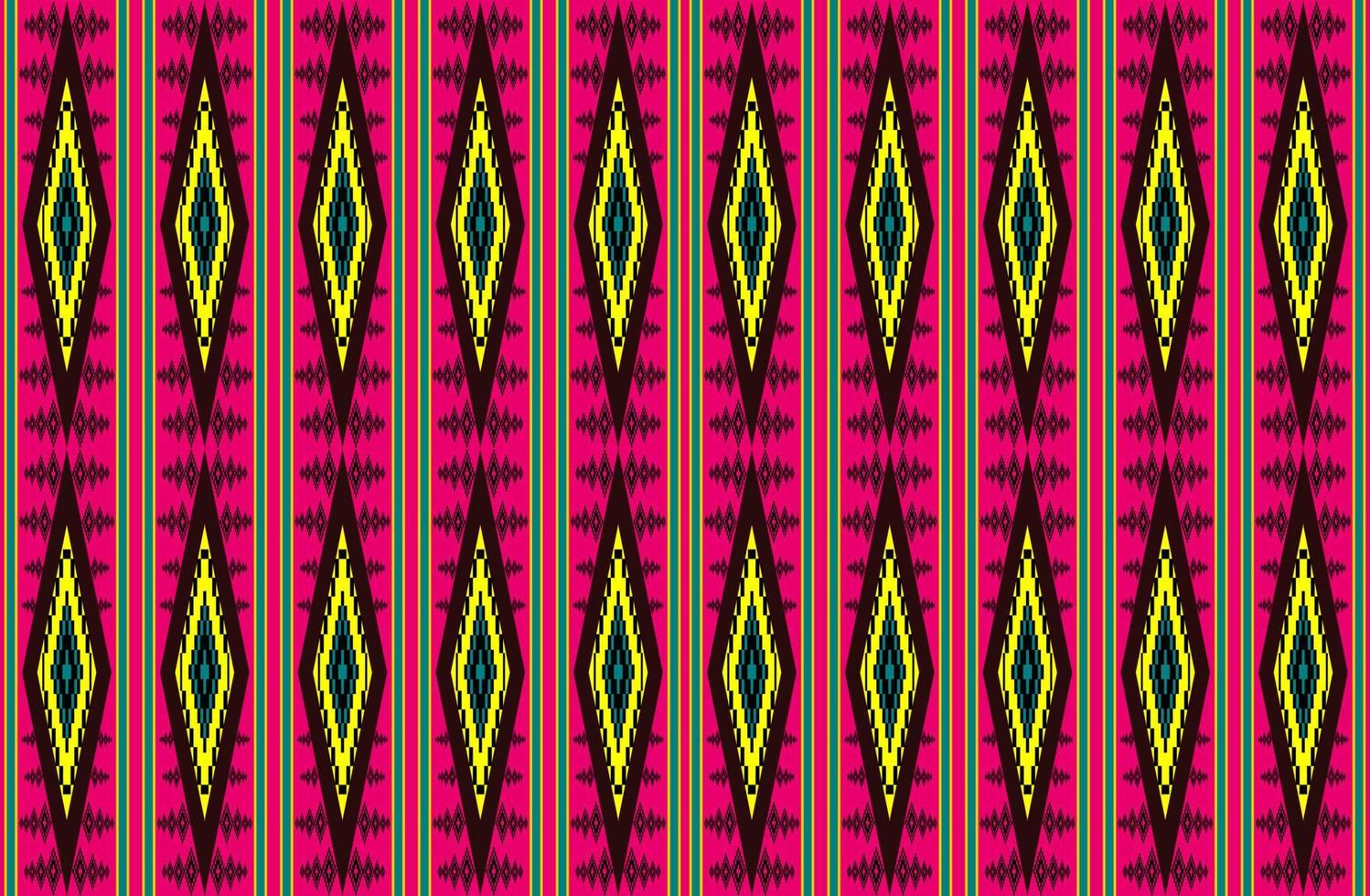 seamless geometric ethnic pattern background vector