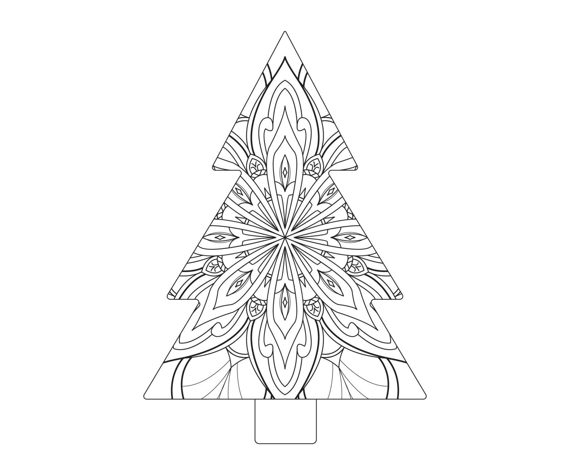 Free Christmas Tree Vector 13789516 Vector Art at Vecteezy