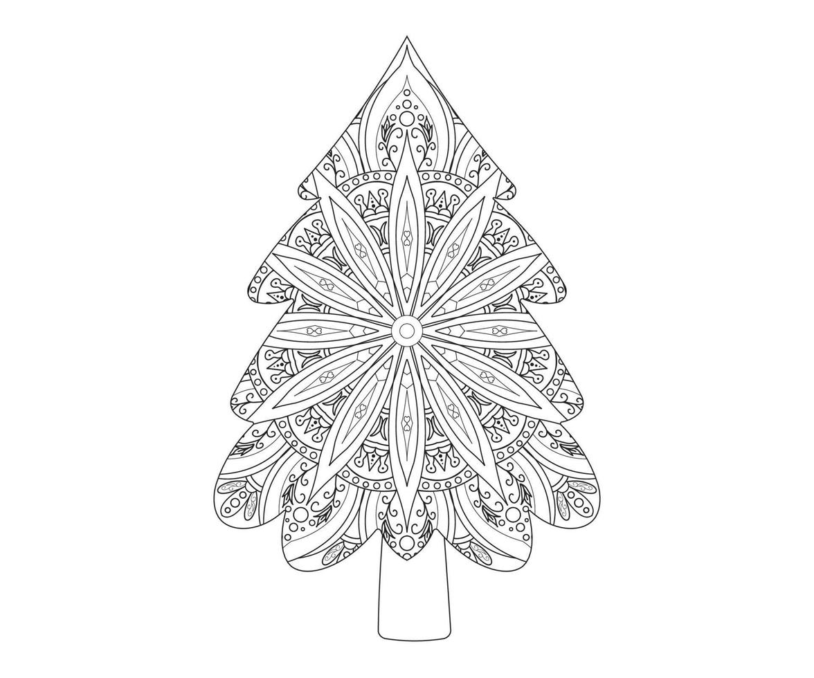 vector de árbol de navidad gratis