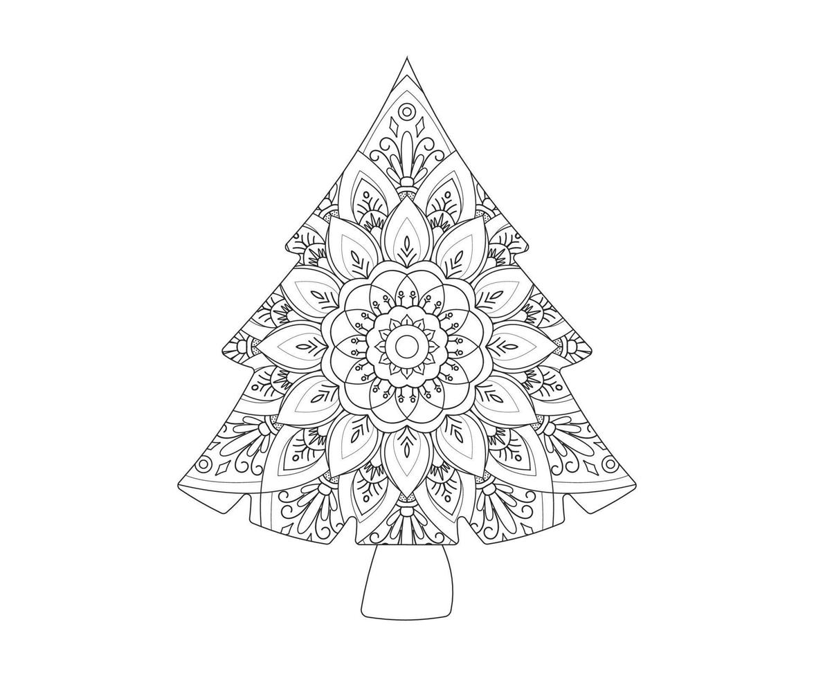 vector de árbol de navidad gratis