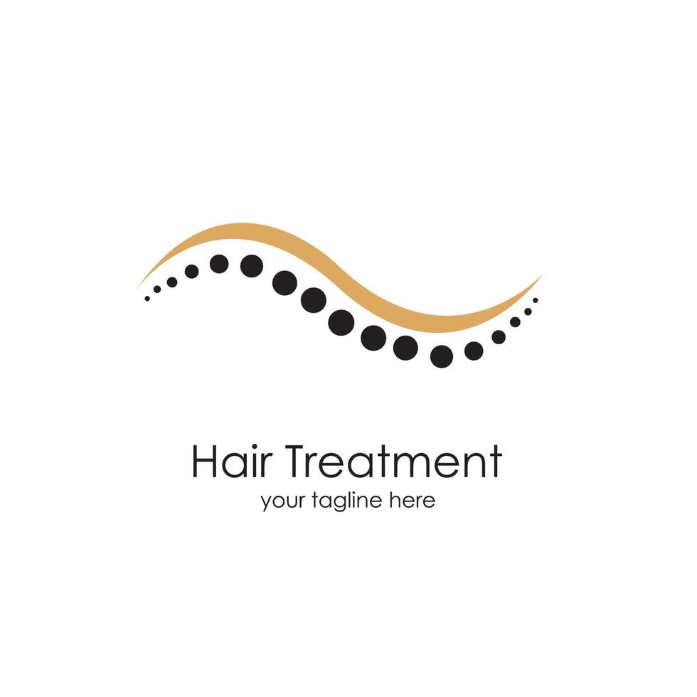 Hair treatments vector icon Illustration design template.