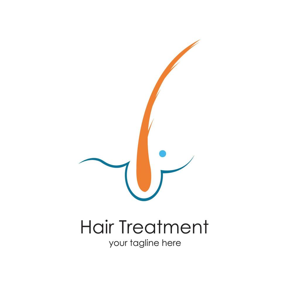 Hair treatments vector icon Illustration design template.