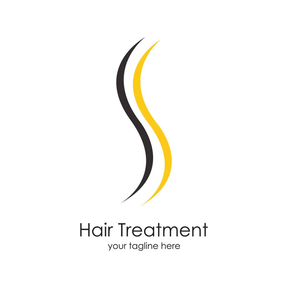 Hair treatments vector icon Illustration design template.