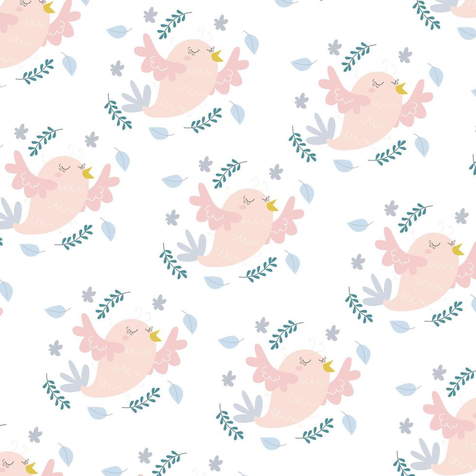 Seamless pattern with cute animal cartoons perfect for wrapping paper and decoration vector