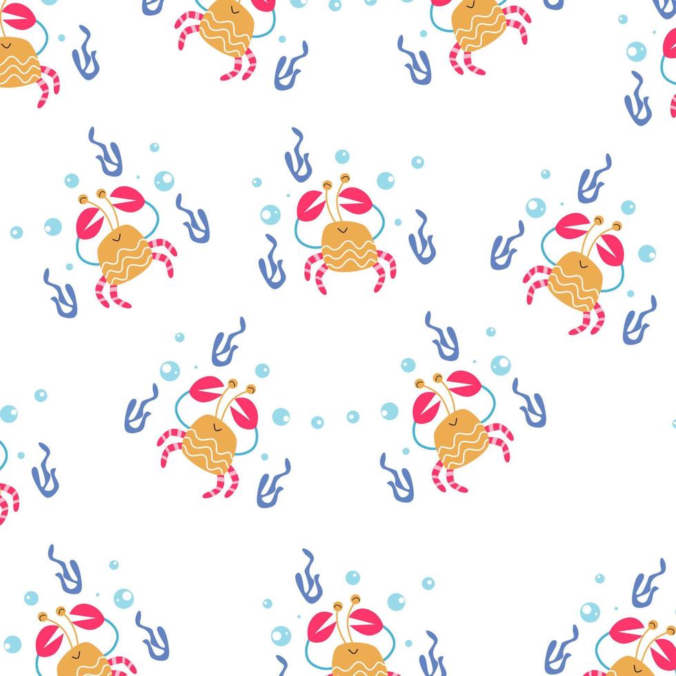 Cute animal cartoon pattern suitable for wallpaper vector