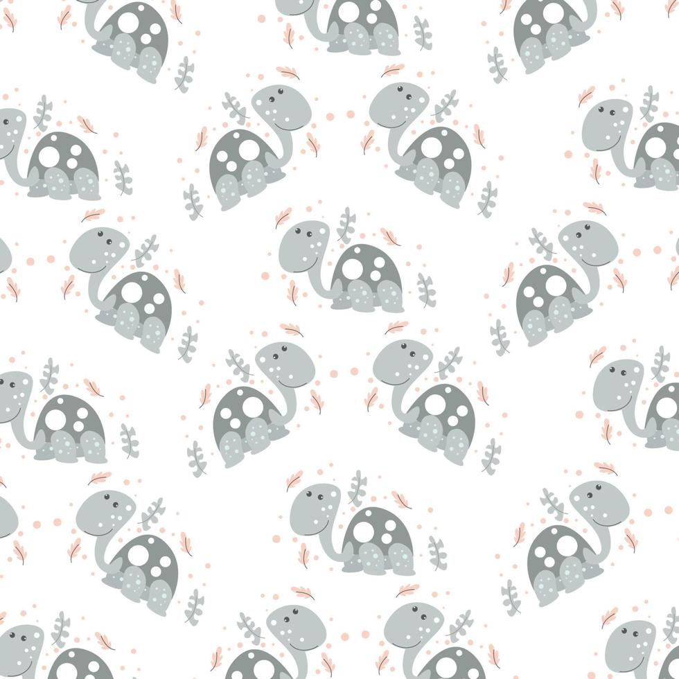 Seamless pattern with cute animal cartoons perfect for wrapping paper and decoration vector