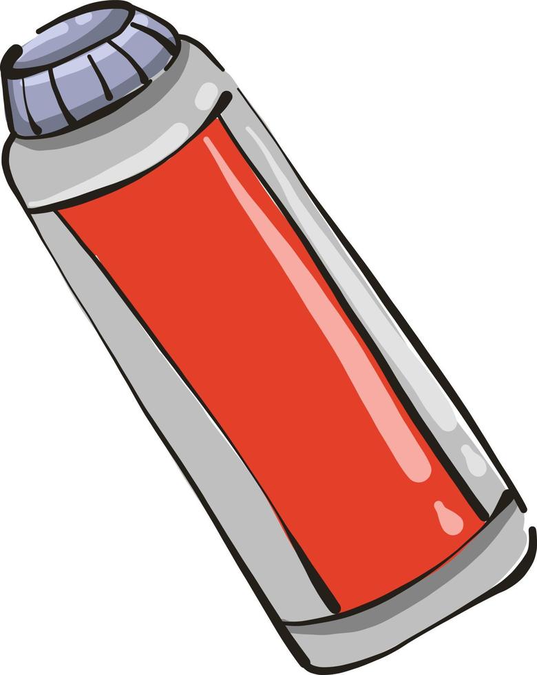 Tooth paste, illustration, vector on white background.