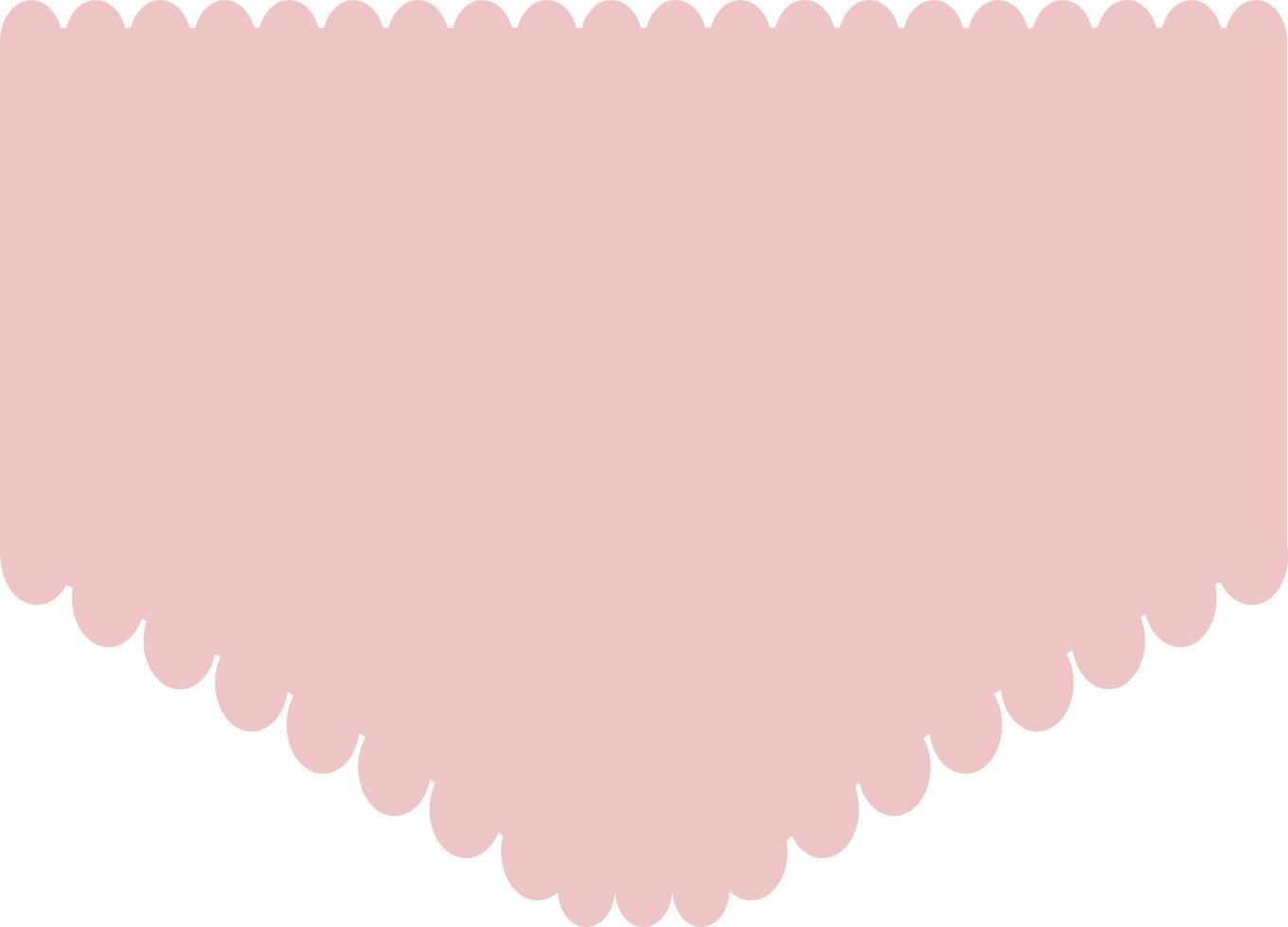 Pink briefs, illustration, vector, on a white background. vector