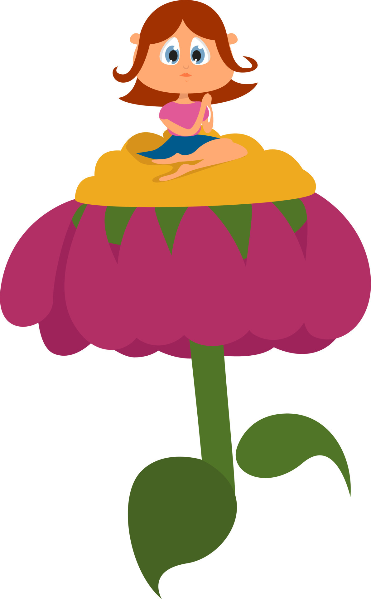Girl on thumbelina , illustration, vector on white background 13790296 Vector Art at Vecteezy Girl on thumbelina , illustration, vector on white background 13790296 Vector Art at Vecteezy