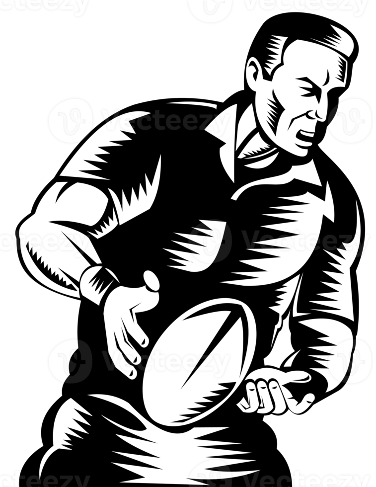 rugby player passing the ball png