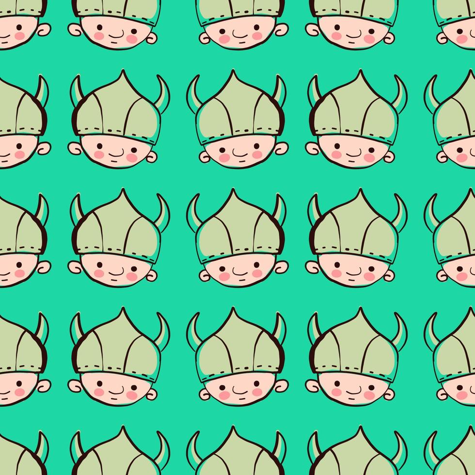 Winking face pattern, illustration, vector on white background