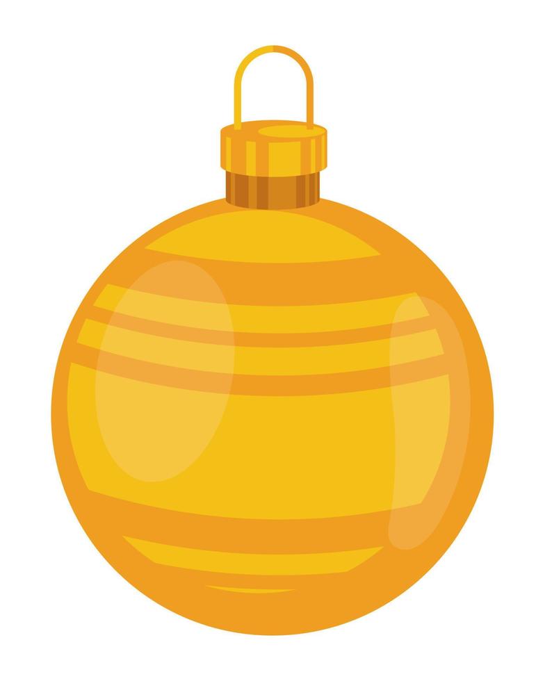 bauble ball christmas vector