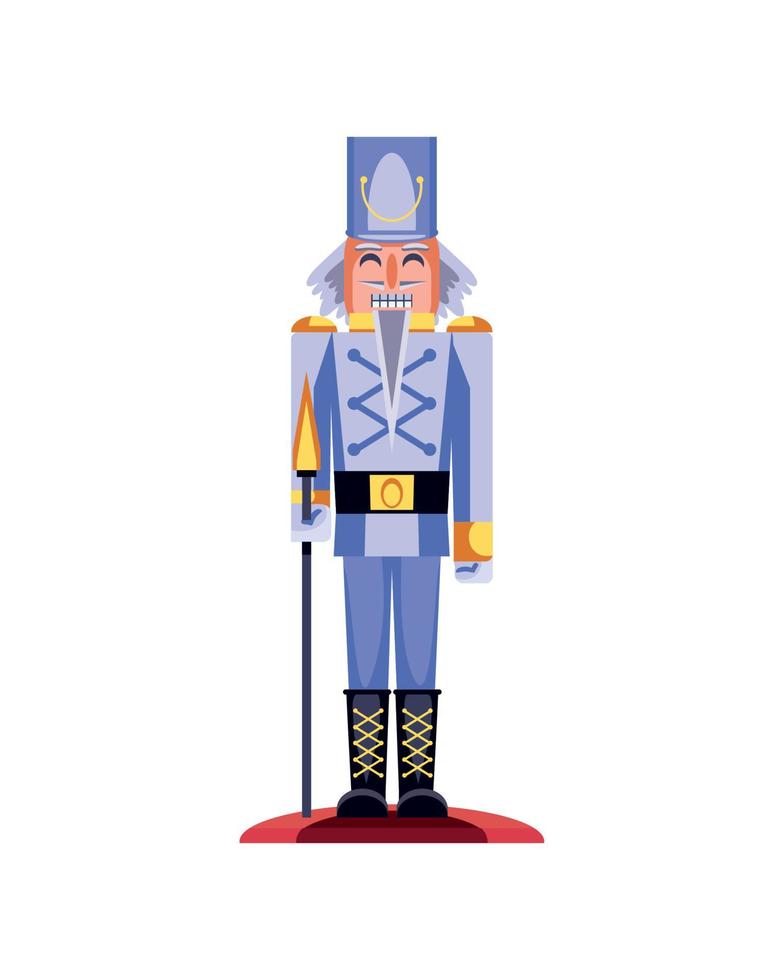 nutcracker icon isolated vector