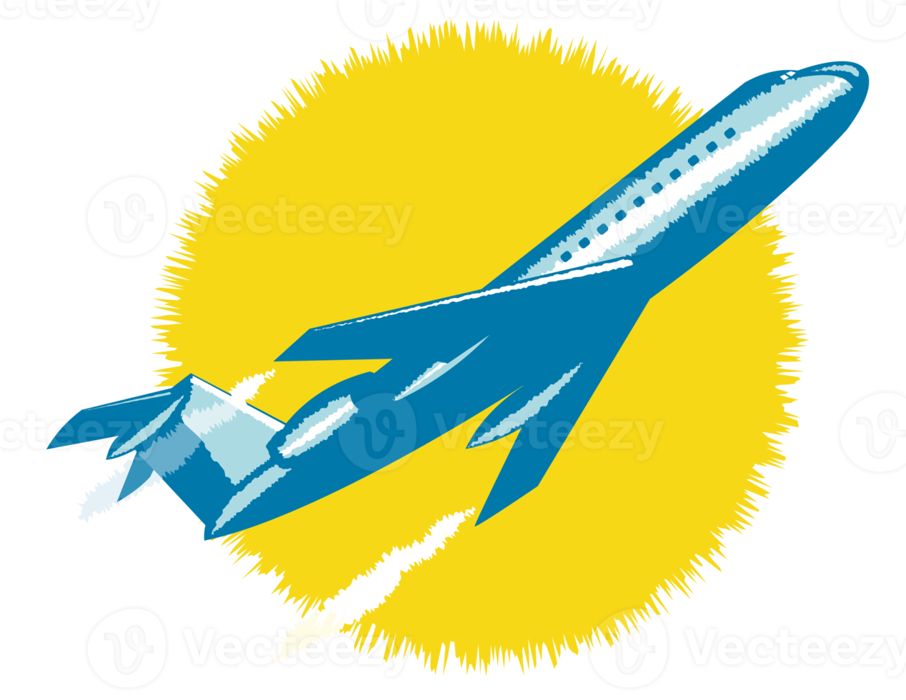 commerciale Jet aereo aereo di linea volante png