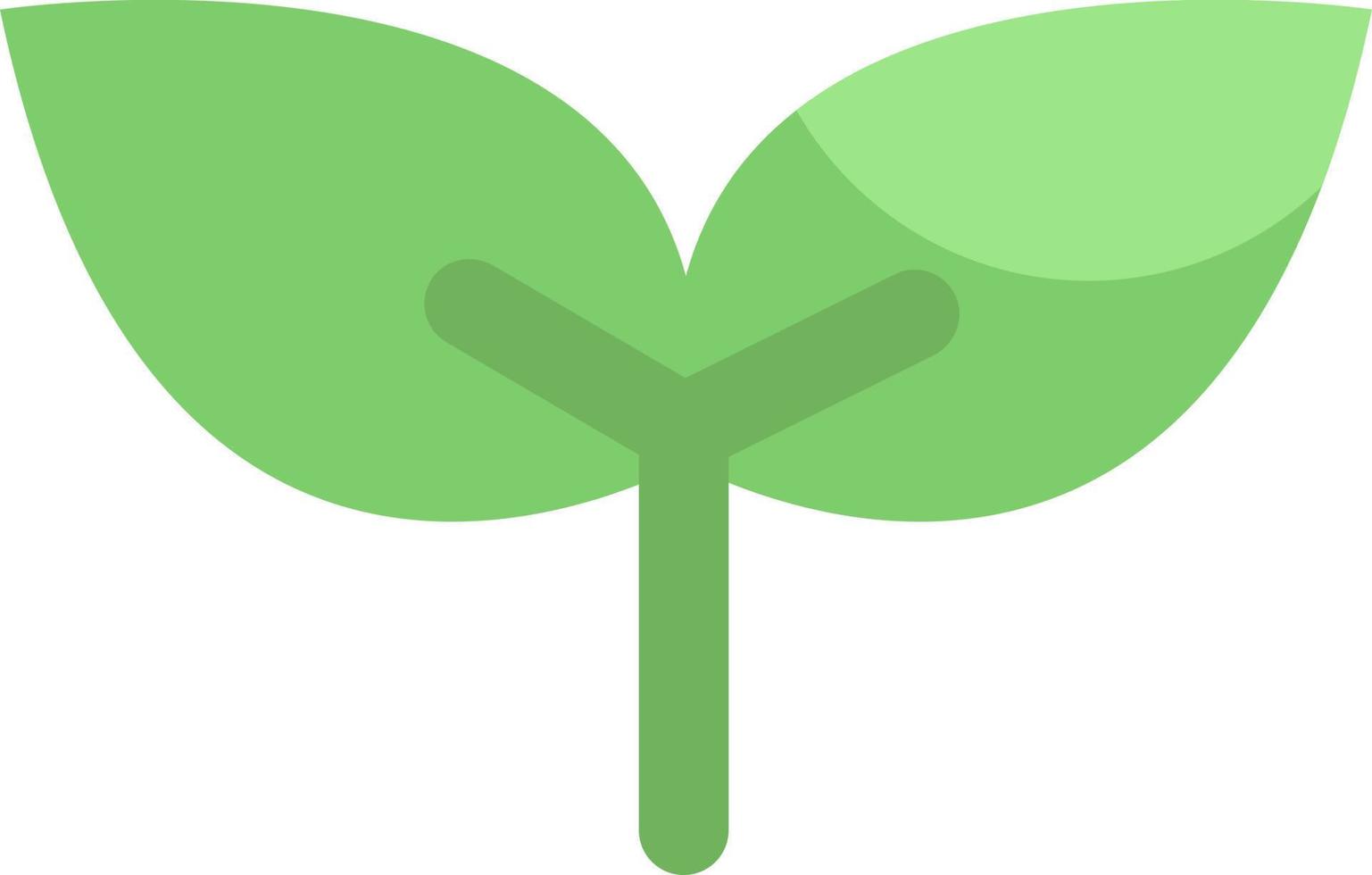 Spring sprout, illustration, vector on a white background.