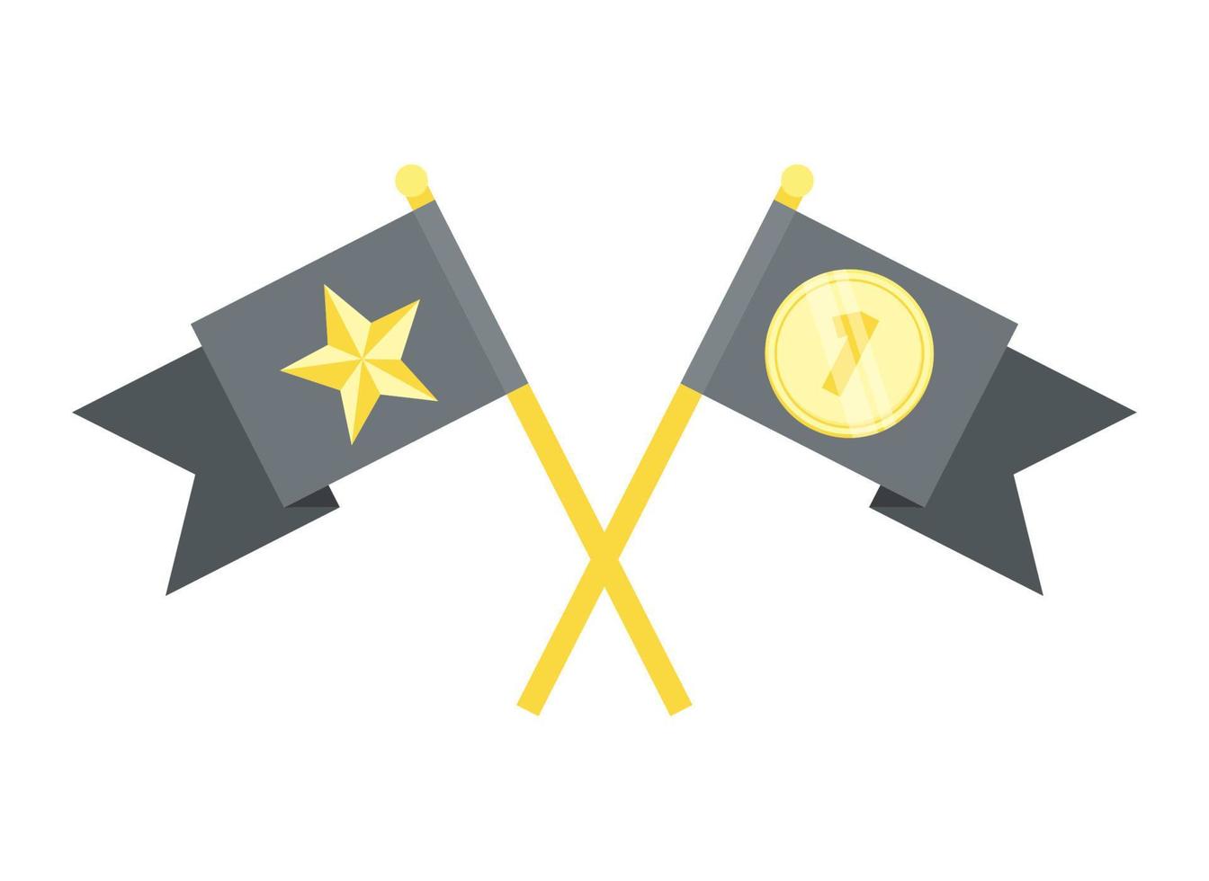 flags and prize vector