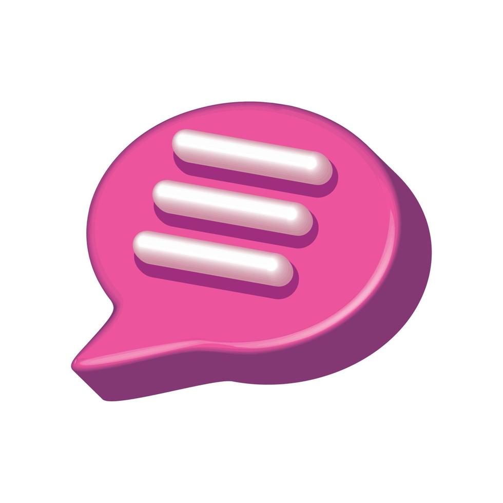 speech bubble icon vector