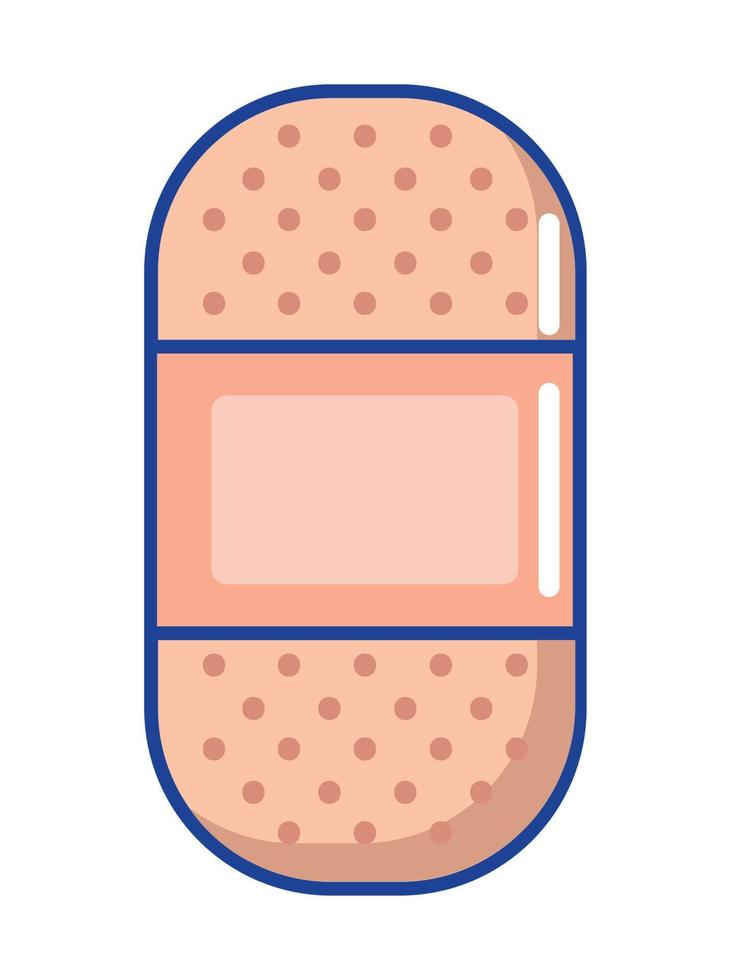 medicine band aid vector