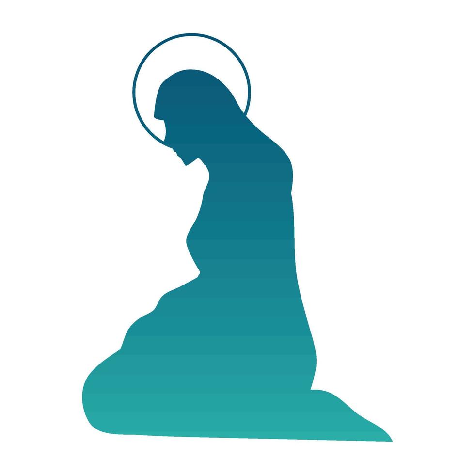 holy virgin mary vector