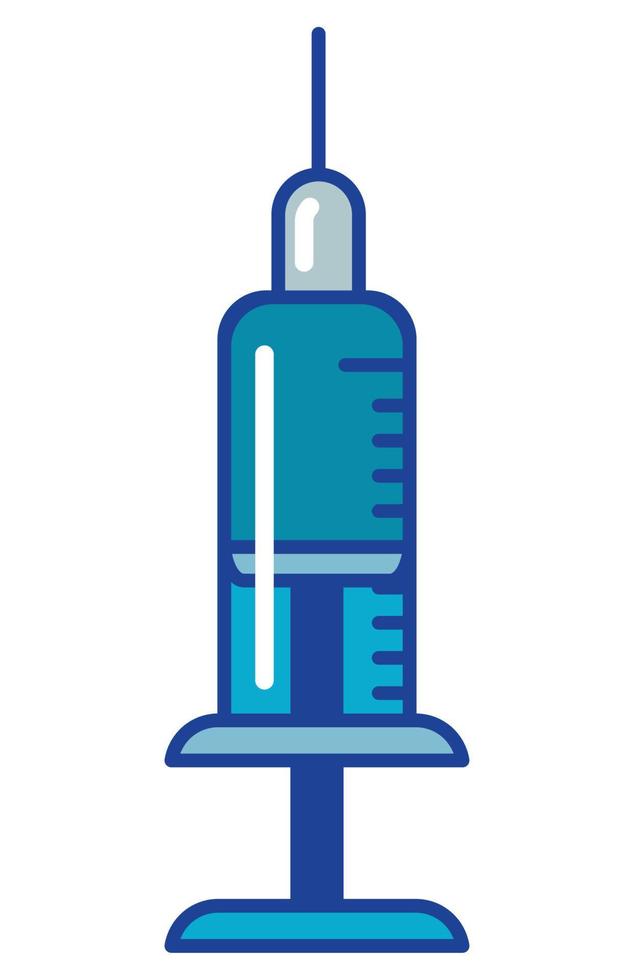 medical syringe medicine vector