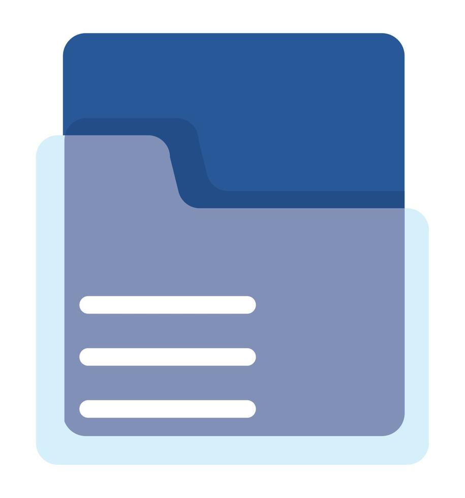 data folder in glassmorphism vector