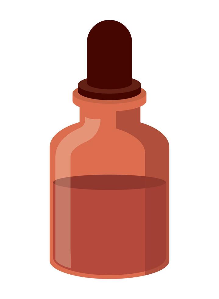 medicine dropper bottle vector