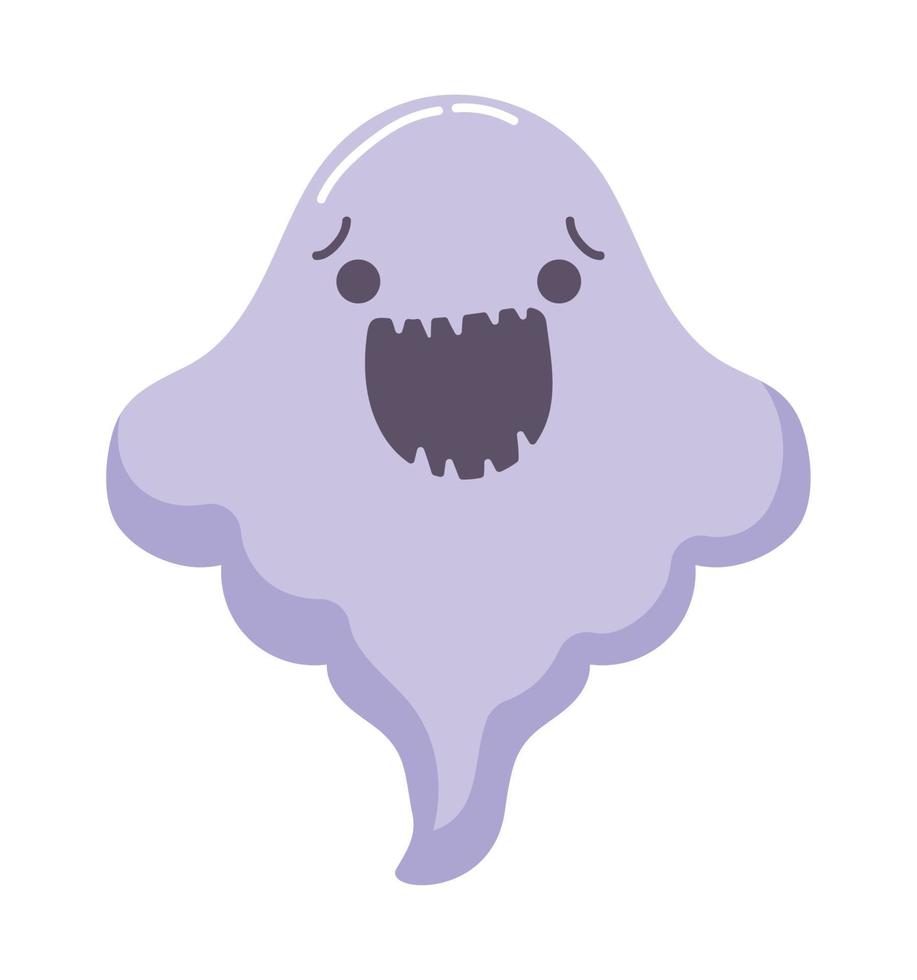 cute creepy ghost vector