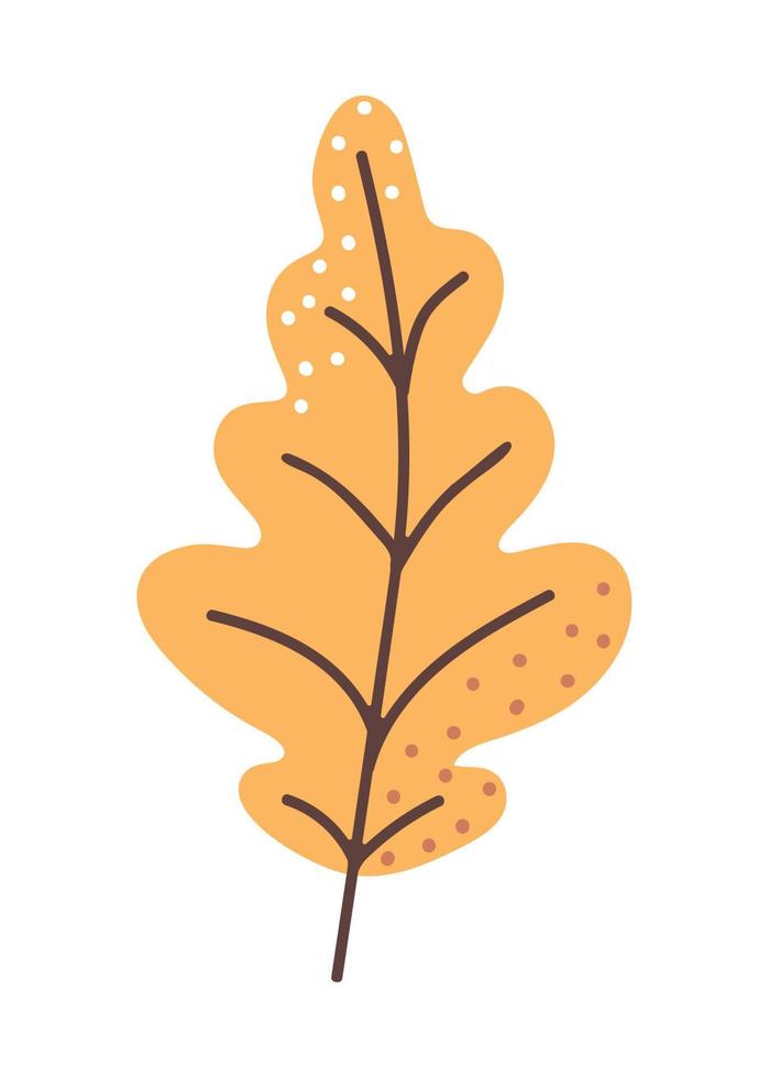dry leaf icon vector