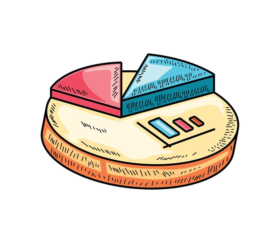 statistics analyzing marketing vector