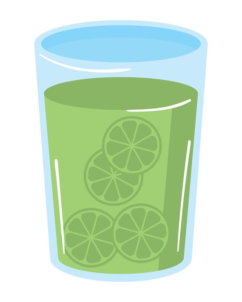 lemonada glass beverage vector