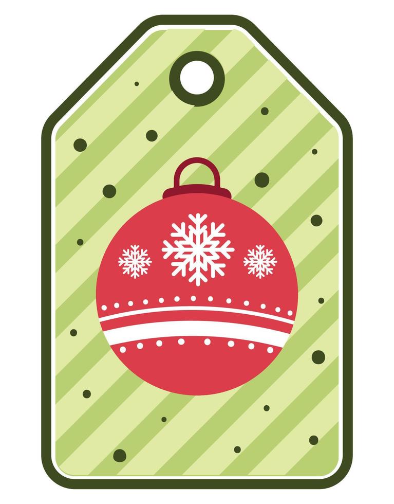 christmas ball deal vector