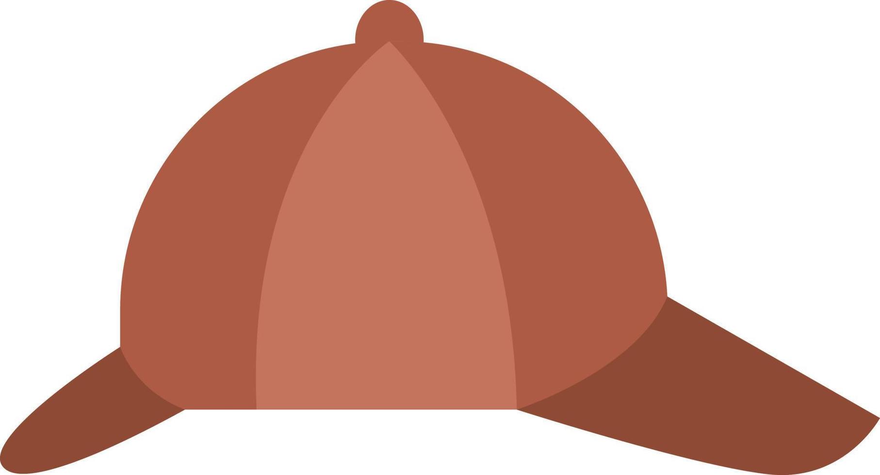 sombrero de sherlock holmes, ilustración, vector sobre fondo blanco.