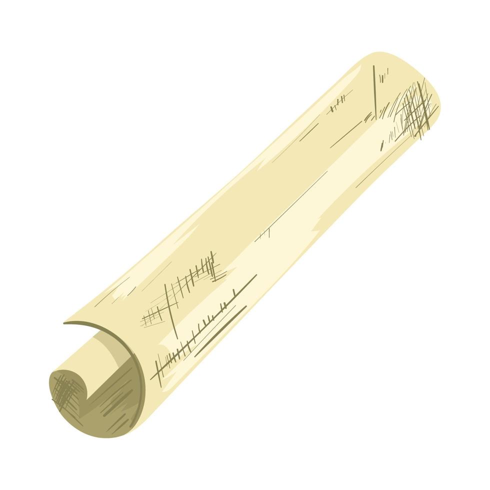 roll certificate icon vector