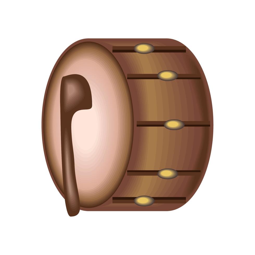 drum and stick vector