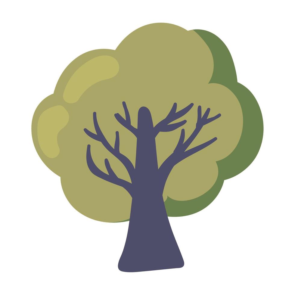 greenery tree icon vector