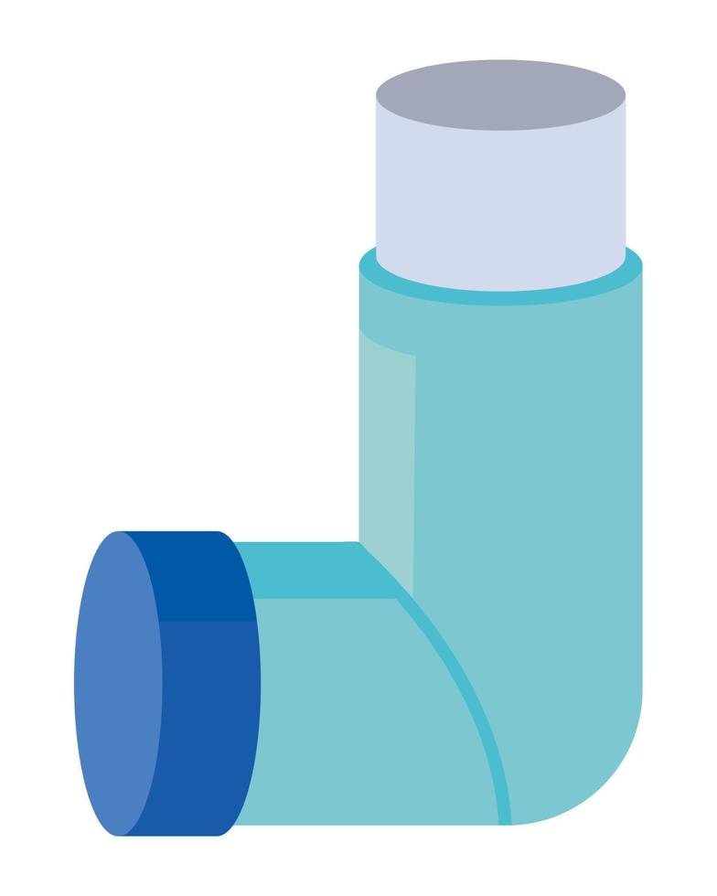 medicine inhaler spray vector