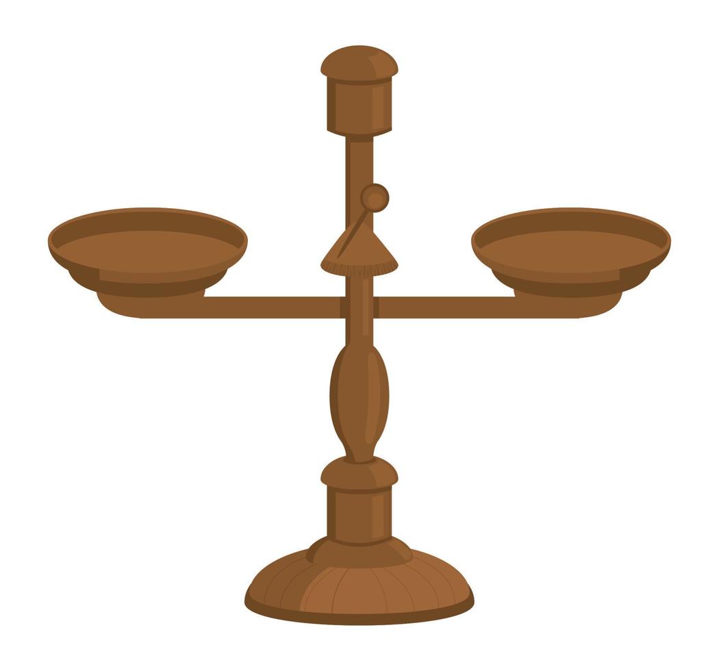 balance flat design vector