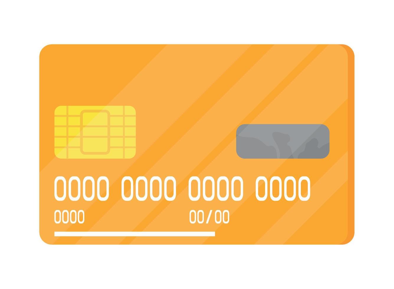 bank credit card vector