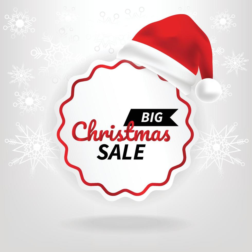 christmas sale price tag template snowflake background 13792062 Vector