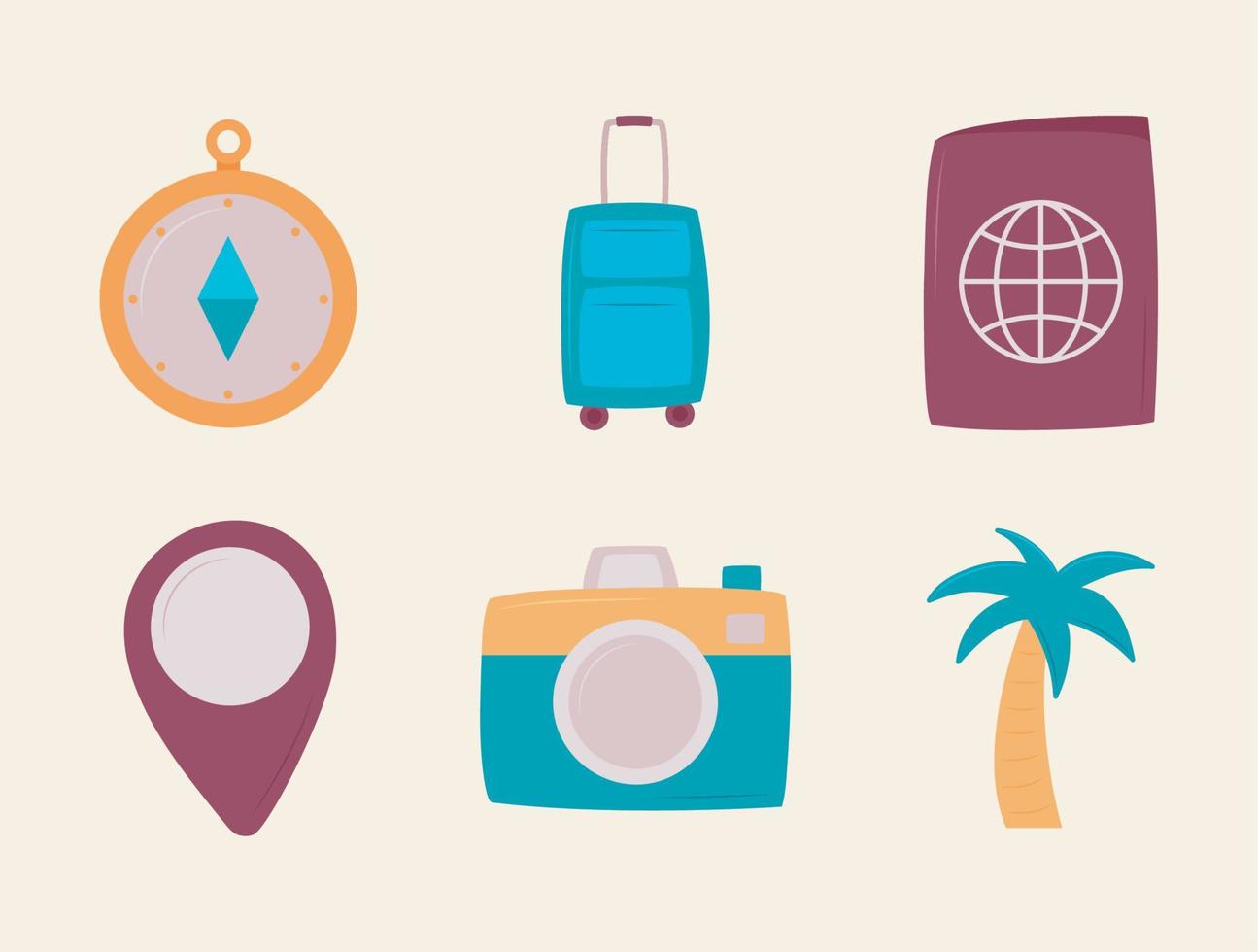 set of travel vector