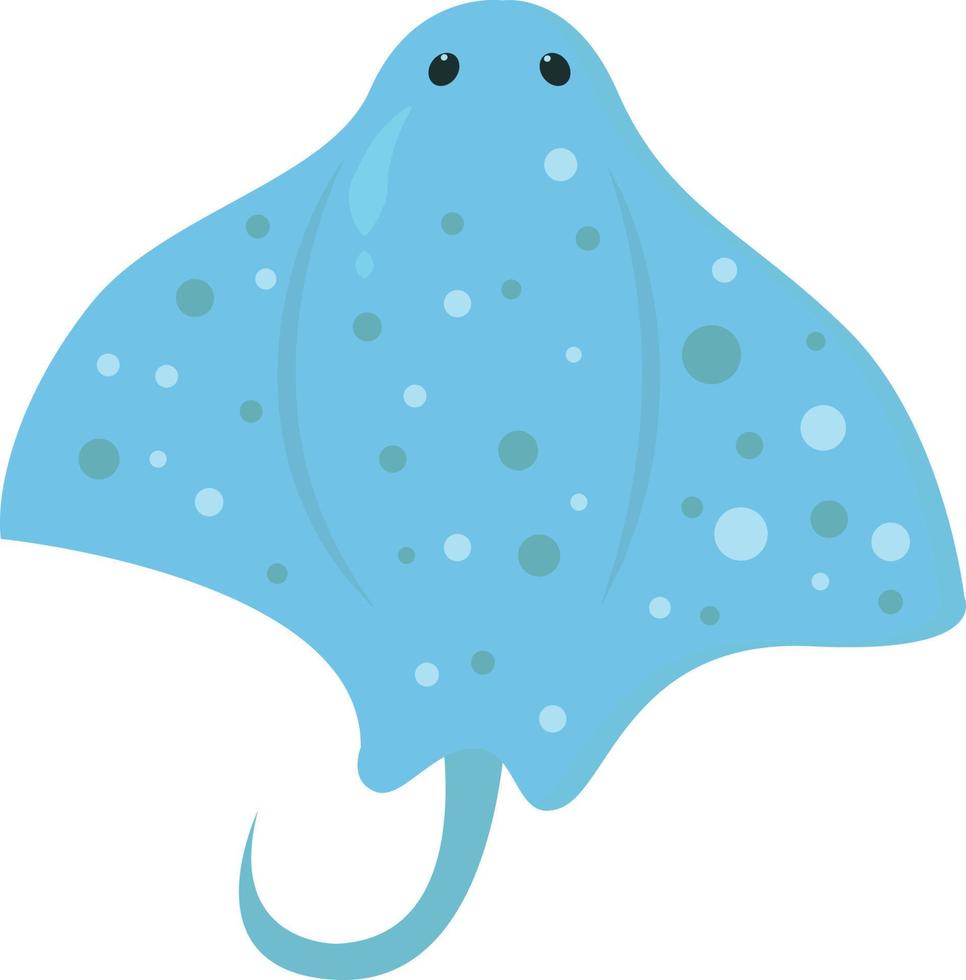 Angelshark , illustration, vector on white background