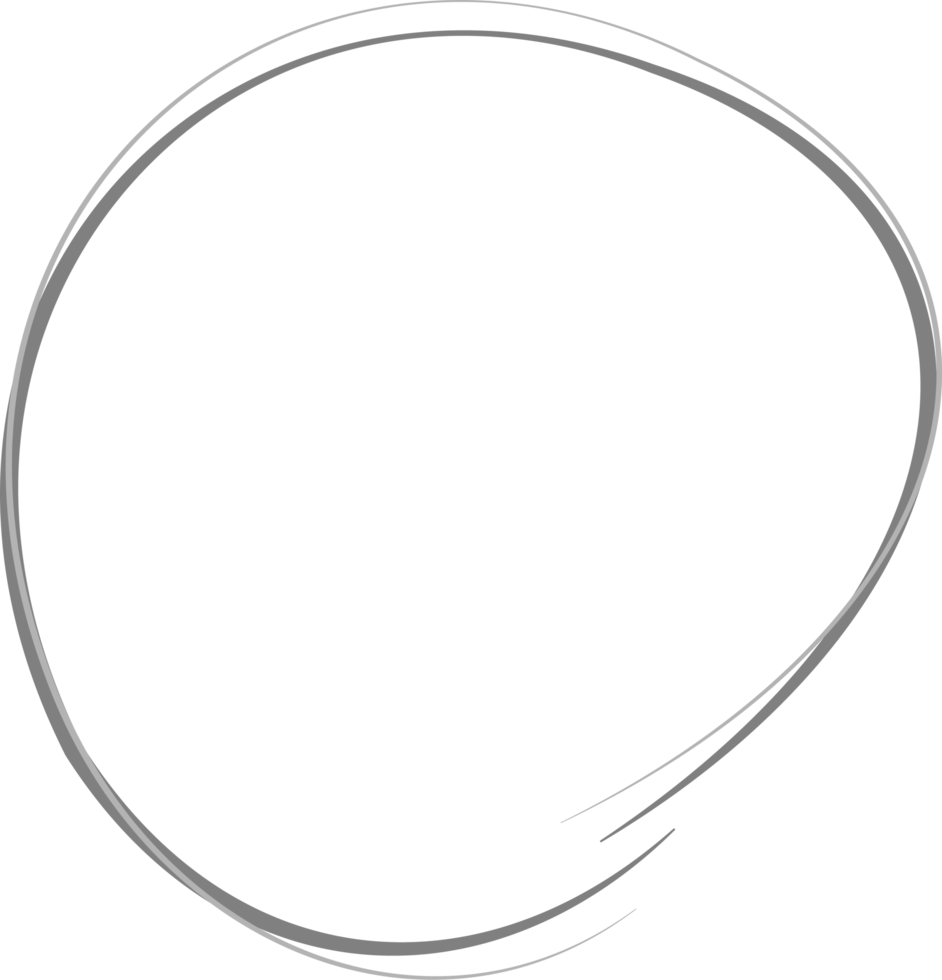 cadre rond, un ensemble de courbes qui se chevauchent au hasard png