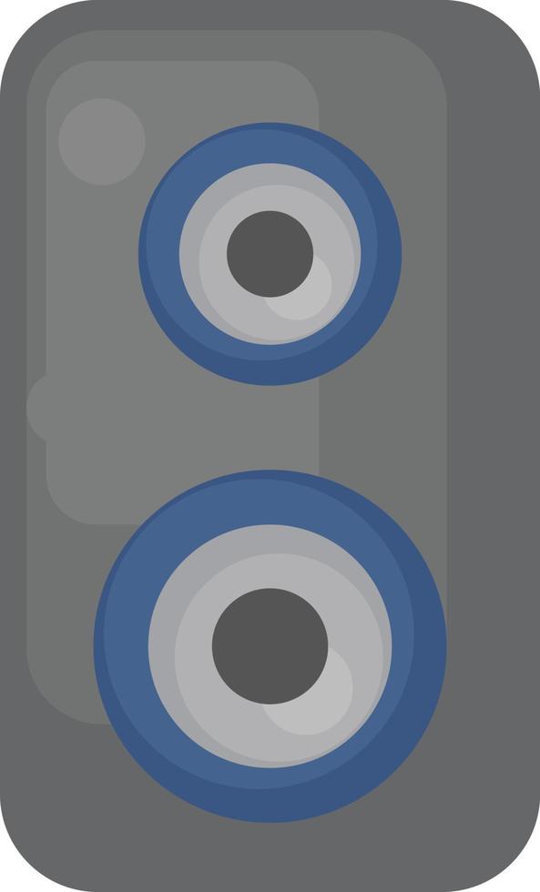 Bluetooth speaker, illustration, vector on white background