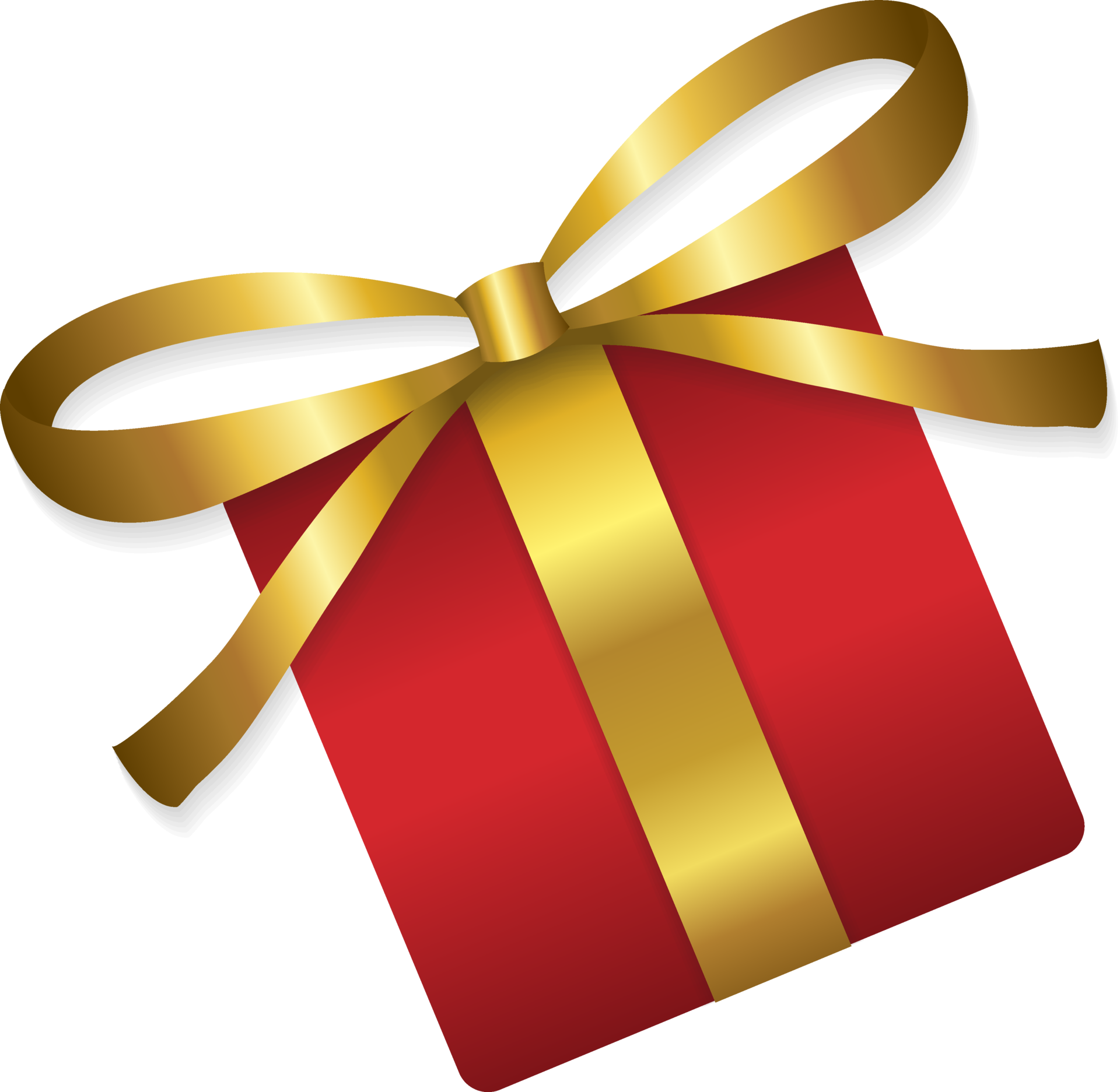 red gift box with gold ribbon png 13793093 PNG