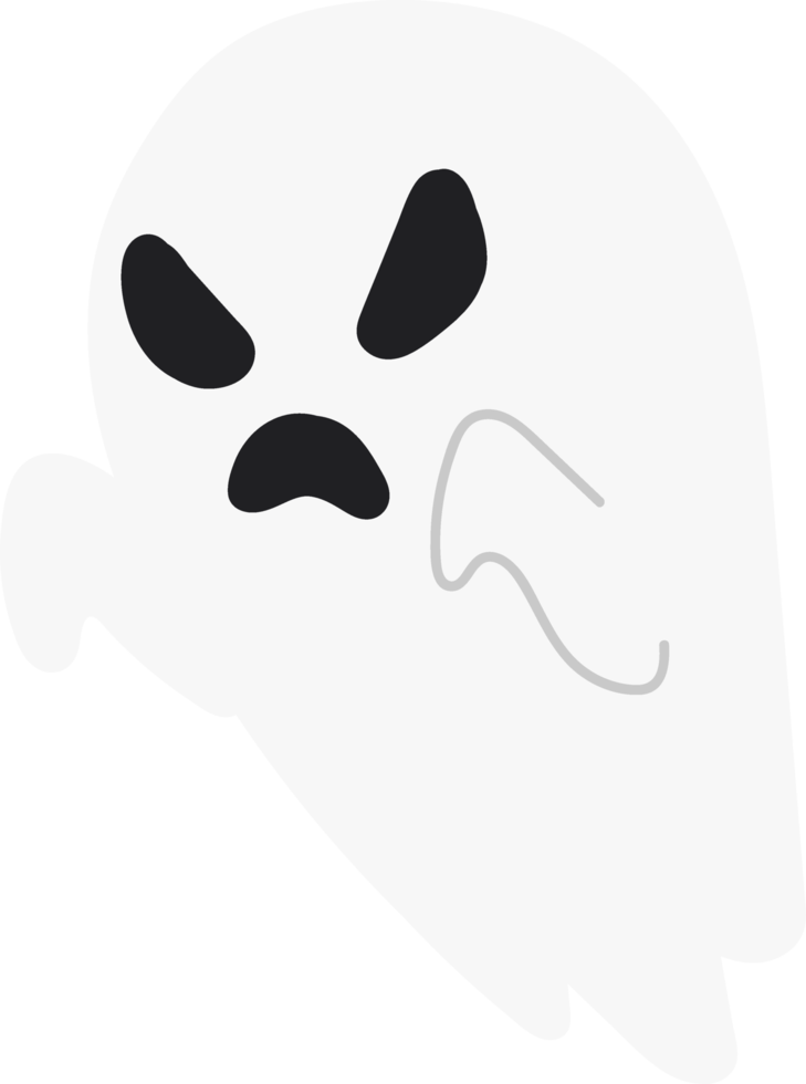 spooky halloween ghost isolate items png