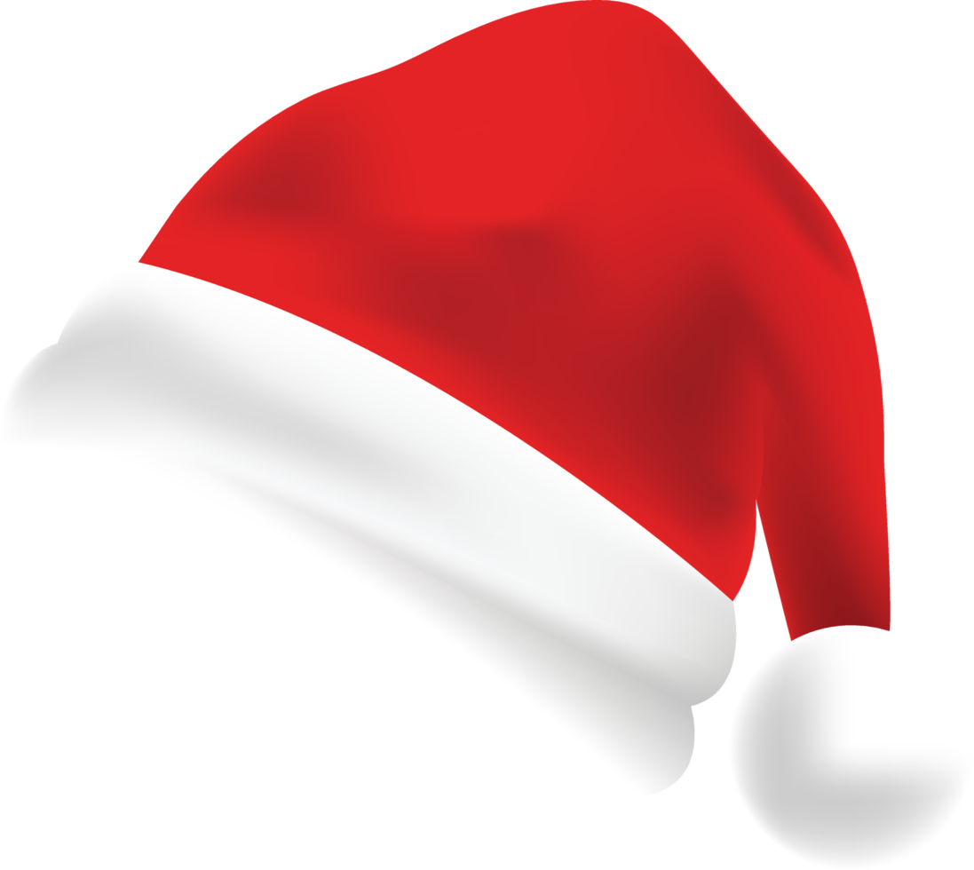 isoleren rood de kerstman hoed PNG