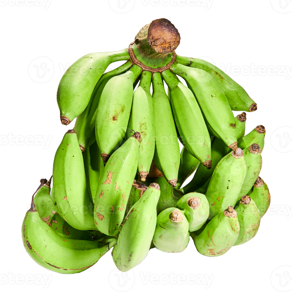 groen banaan, rauw banaan transparant achtergrond png