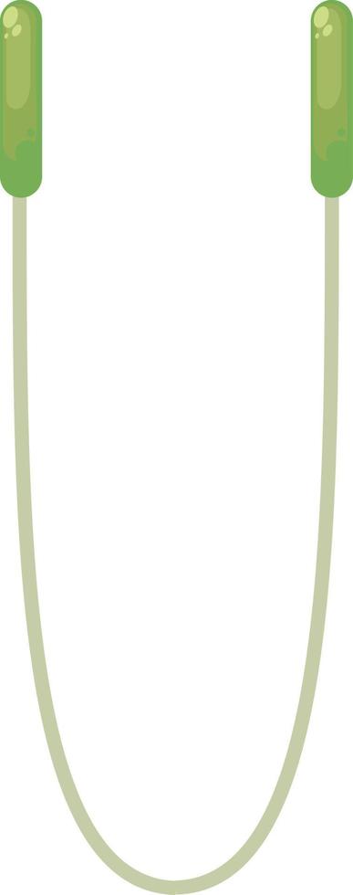 Skipping rope , illustration, vector on white background