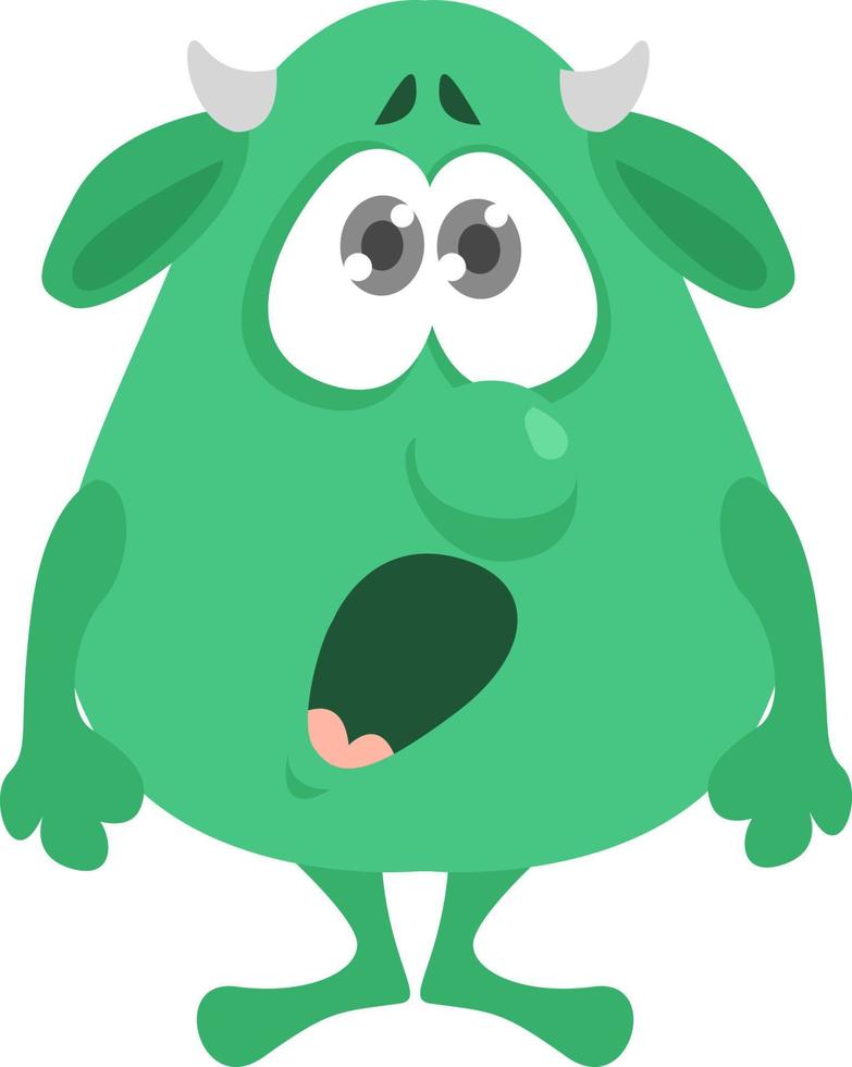 Green monster,illustration,vector on white background 13793398 Vector