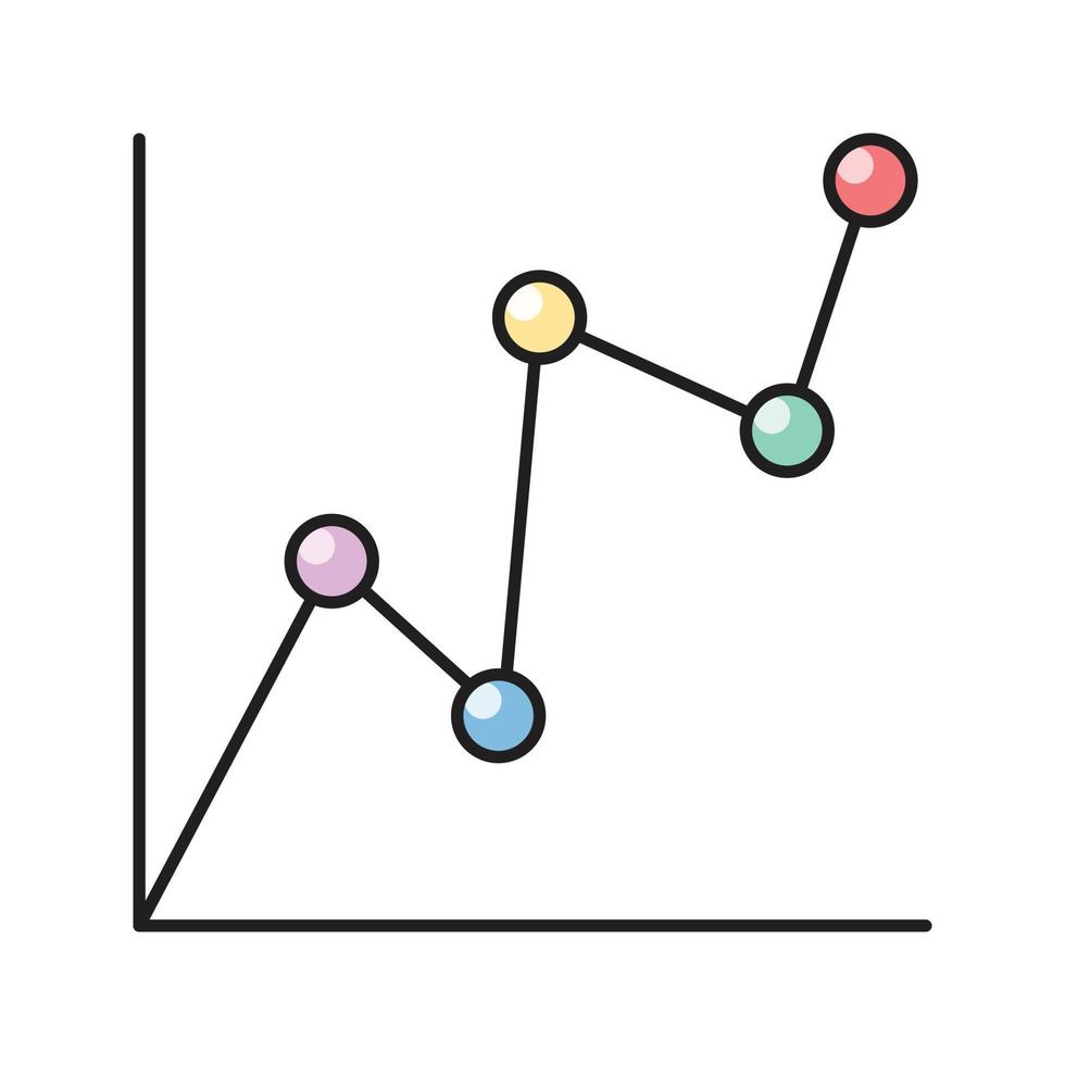 ilustración vectorial analítica sobre un fondo. símbolos de calidad premium. iconos vectoriales para concepto y diseño gráfico. vector